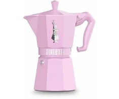 Itališkas Kavinukas Bialetti MOKA EXCLUSIVE 6T Rožinė Aliuminis 6 Puodeliai (6 vnt.)