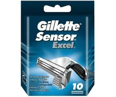 Gillette Sensor Excel Cargador 10 Recambios