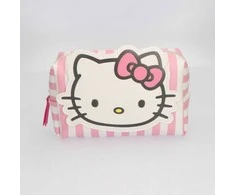 Kelionių reikmenų dėžutė Hello Kitty Rožinė 100 % Poliuretanas