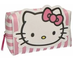 Kelionių reikmenų dėžutė Hello Kitty Rožinė 100 % Poliuretanas