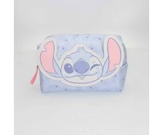 Kelionių reikmenų dėžutė Stitch Mėlyna 100 % Poliuretanas 17 x 10 x 7 cm