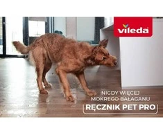 Mikropluošto rankšluostis gyvūnams VILEDA PET PRO, M dydis