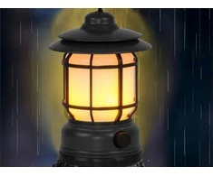 Kempingo lempa LED su akumuliatorium ir USB
