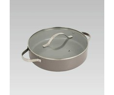 Puodas shallow su dangčiu MAESTRO MR-4009 (MR-4009-28S) 28 cm 3.9 l Pilkas
