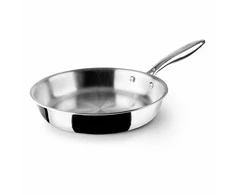 IBILI trijų sluoksnių nerūdijančio plieno keptuvė be dangos, 28 cm, Triply Natural 652928