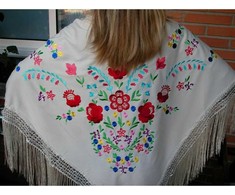 Bigbuy Fashion Dodatek FLAMENCO PGM3933. SHAWL, Kolor . Kobieta.