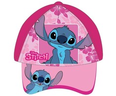 Kepurė Disney Lilo ir Stitch vaikiška beisbolo kepuraitė su saldžiai rožine spalva, 54 cm