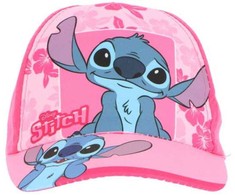 Kepurė Disney Lilo ir Stitch vaikiška beisbolo kepuraitė su saldžiai rožine spalva, 54 cm