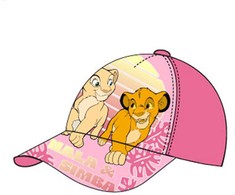 Kepurė Disney Liūtas karalius Nala rožinė vaikiška beisbolo kepuraitė 54 cm