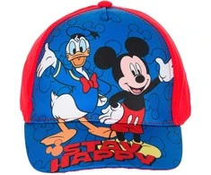 Kepurė Disney Mickey Stay Happy vaikiška beisbolo kepuraitė 52 cm