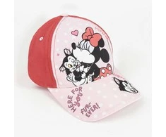 Kepurė Disney Minnie kailinė vaikiška beisbolo kepuraitė 53 cm