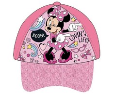 Kepurė Disney Minnie Lovin' Life šviesiai rožinė vaikiška beisbolo kepuraitė 54 cm