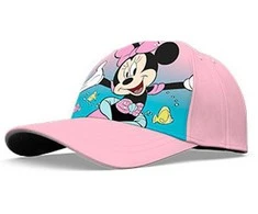 Kepurė Disney Minnie undinėlės vaikiška beisbolo kepuraitė 52 cm