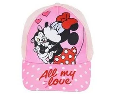Kepurė Disney Minnie vaikiška beisbolo kepuraitė „All My Love“, 54 cm