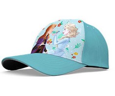 Kepurė „Disney“ vaikiška beisbolo kepuraitė „Ledo šalis“ mėlynos gėlės 52 cm