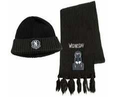 CERDÁ Wednesday beanie + scarf set