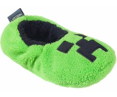 Kepurė Minecraft Creeper vaikiškos žieminės šlepetės 33/34