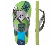Kepurė „Minecraft“ vaikiškos šlepetės su atvartais, 33/34