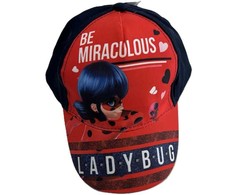 Kepurė „Miraculous Ladybug“ vaikiška beisbolo kepuraitė 54 cm