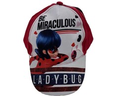 Kepurė „Miraculous Ladybug“ vaikiška beisbolo kepuraitė 52 cm