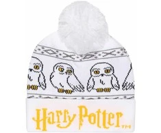 Kepurė Skrybėlė Harry Potter Hedwig Snow Beanie Balta