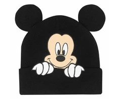 Kepurė Skrybėlė Mickey Mouse Peeping Juoda