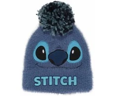 Kepurė Skrybėlė Stitch Fluffy Pom Beanie