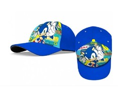 Kepurė Sonic the Hedgehog auksiniai žiedai Sonic the Hedgehog vaikiška beisbolo kepuraitė 54 cm