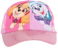 Kepurė Vaikiška beisbolo kepuraitė „Paw Patrol“ su gėlėmis ir vaivorykštėmis, 52 cm