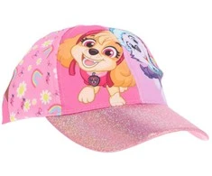 Kepurė Vaikiška beisbolo kepuraitė „Paw Patrol“ su gėlėmis ir vaivorykštėmis, 52 cm