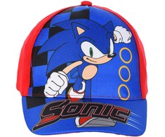 Kepurė Vaikiška beisbolo kepuraitė „Sonic the Hedgehog“ (52 cm) – raudona