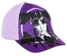 Kepurė „Wednesday Dark Vibes Violetinė“ vaikiška beisbolo kepuraitė 52 cm