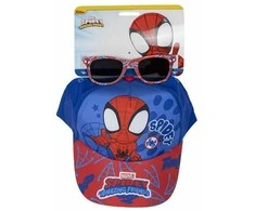 Kepurės ir akinių nuo saulės komplektas Spidey Raudona 2 Dalys