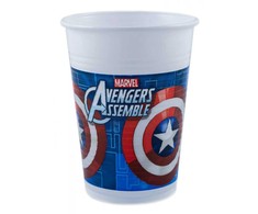 Keršytojai Multi Heroes plastikiniai puodeliai 8 vnt. po 200 ml