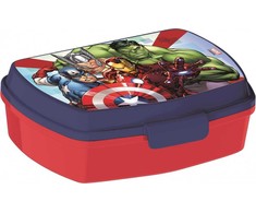 Sumuštinių dėžutė The Avengers Infinity Mėlyna Plastmasinis Raudona (17 x 5.6 x 13.3 cm)