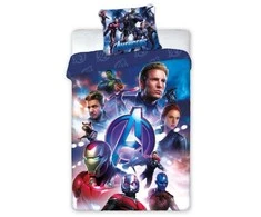 Patalynė bawełniana 140x200 Avengers 0704 Kapitan Ameryka Iron Man Hulk Bruce Banner Thor 049 poszewka 70x90