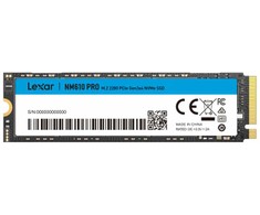 Dysk SSD Lexar NM610 PRO 1TB M.2 2280 PCI-E x4 Gen3 NVMe (LNM610P01T-RNNNG)