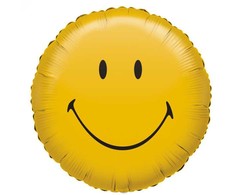 Klasikinis „Emoji“ folijos balionas, 43 cm