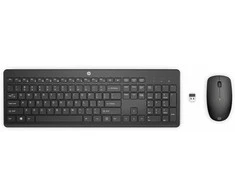 Klaviatūra Klaviatūros ir pelės komplektas HP 235, EN, juoda, belaidė