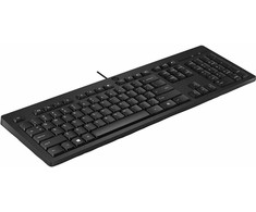 HP 125 laidinė klaviatūra, viso dydžio (100 %), laidinė, USB, juoda