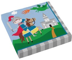 „Knights Protect Knight“ servetėlių pakuotė, 20 vnt., 33 x 33 cm