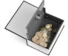 Knygos formos seifas su raktu
