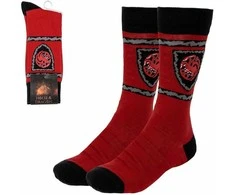 Kojinės House of Dragon Targaryen Raudona