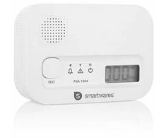 Cattara Smartwares FGA-13041, Anglies monoksidas (CO), Namai, Biuras, 40 m², 85 dB, 10 metai, Baltas