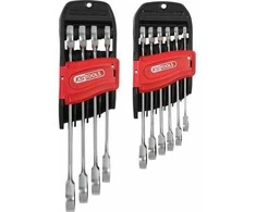 Kombinuotų terkšlinių raktų komplektas 10vnt 8-19mm, KS Tools
