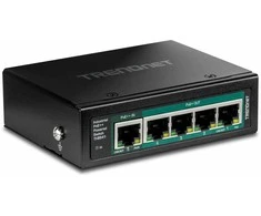 Šakotuvas TRENDnet TI-B541 5 prievadų DIN bėgelio komutatorius, maitinamas PoE++, su PoE perdavimu