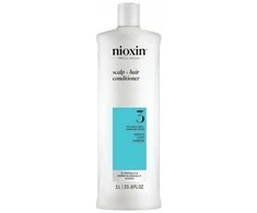 Nioxin Sistema 3 - Acondicionador - Cabello Teñido y Dañado Con Debilitamiento Leve, 1000 ml