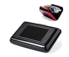 Card case documents aliuminio wallet