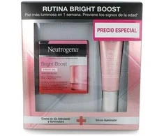 Neutrogena BRIGHT BOOST ROUTINE CREAM GEL &amp; SERUM LOT 2 pcs