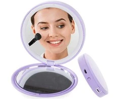 Led illuminated cosmetic make-up mirror